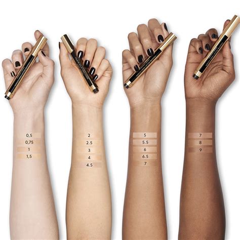 eclat touche ysl|ysl touche eclat colour chart.